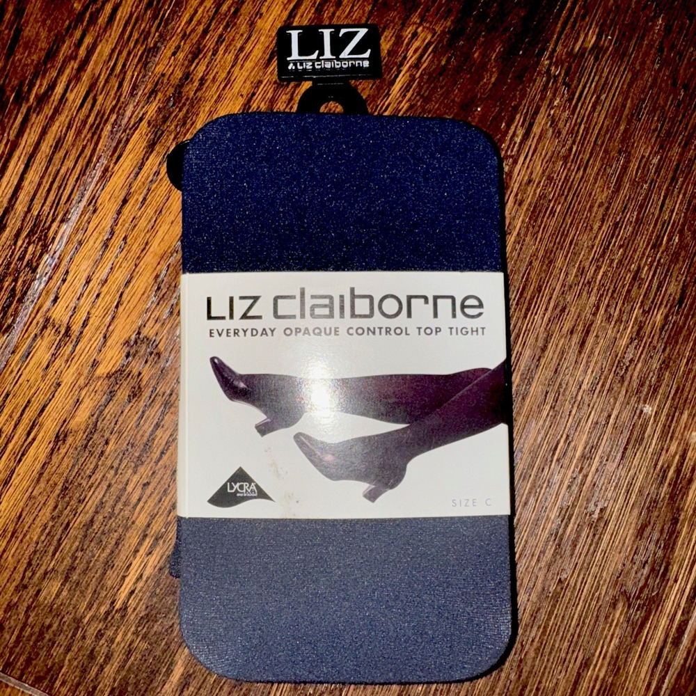 Vintage LIZ Claiborne Everyday Opaque Control Top Tight Sz‎ C 5'8"-6' 130-160lbs